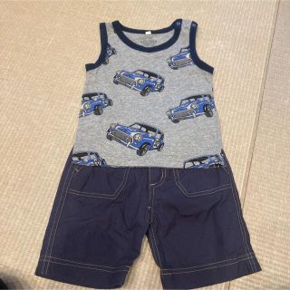 マザウェイズ(motherways)のマザウェイズ　ノースリーブ、ハーパン　セットアップ(Ｔシャツ)