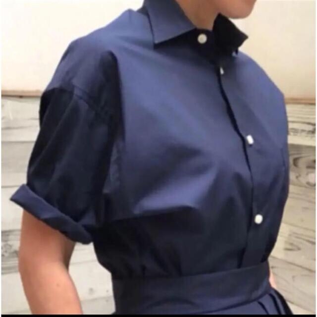 MADISONBLUE - 美品 マディソンブルー シャツ ネイビー 01 紺色 MADISONBLUE - 美品 マディソンブルー シャツ ネイビー 01 紺色