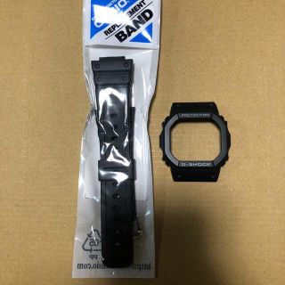 カシオ(CASIO)のCASIO G-SHOCK dw-5600e ベルベゼ ベゼル バンド(ラバーベルト)