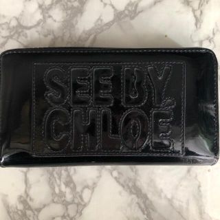 シーバイクロエ(SEE BY CHLOE)のSEE BY CHLOE  エナメル 長財布(財布)