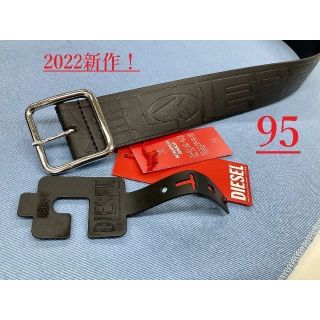 ディーゼル(DIESEL)のディーゼル　ベルト 01B22　サイズ95　ブラック　新品　X08498(ベルト)