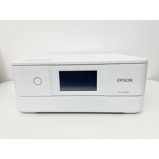 EPSON(エプソン)のEPSON カラーインクジェット複合機 カラリオ EP-883AW ホワイト スマホ/家電/カメラのPC/タブレット(PC周辺機器)の商品写真