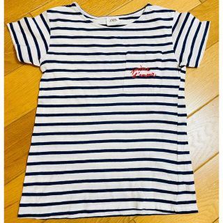 ザラ(ZARA)のkids ボーダーTシャツ　ZARA(Tシャツ/カットソー)