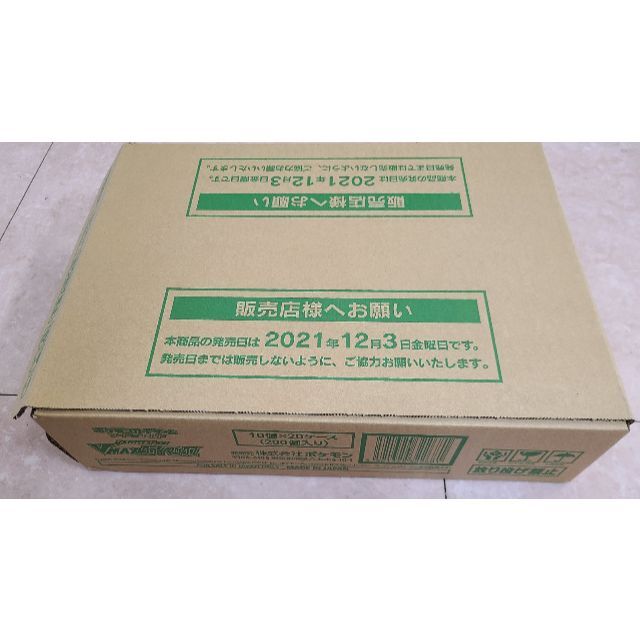 ファッションの ポケモン - ポケモンカード　vmaxクライマックス　1カートン 20BOX未開封 Box/デッキ/パック