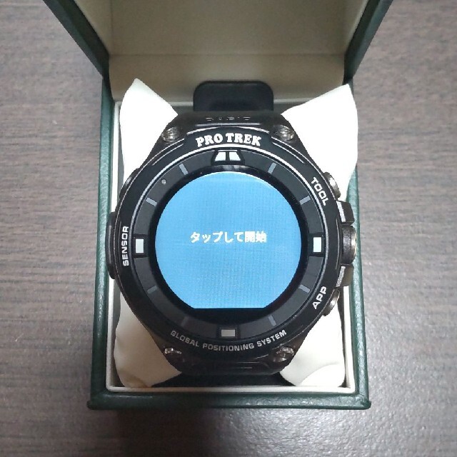 美品 ジャンク品 CASIO PROTREK Smart WSD-F20-BK