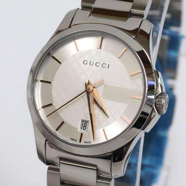 人気の新作 Gucci - グッチ Gタイムレス(YA126523,126.5) 腕時計
