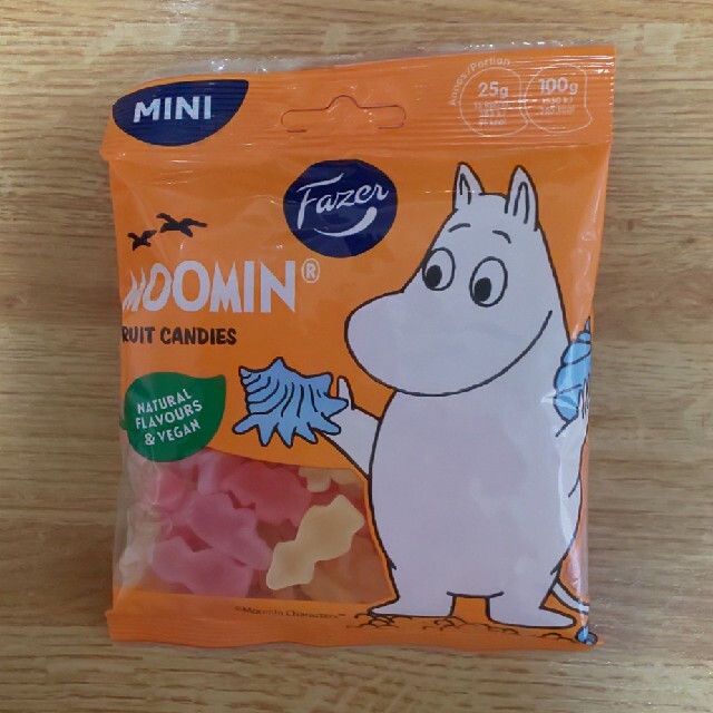 MOOMIN(ムーミン)のムーミングミ 海外菓子 フィンランド 食品/飲料/酒の食品(菓子/デザート)の商品写真