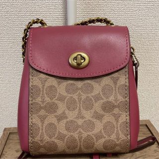 COACH - 売却済み。美品 coach/コーチ チェーンバッグ ミニ リュック ...