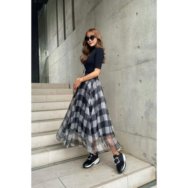 売筋 sheller ギンガムチェックロングスカート www.m 売筋 sheller ギンガムチェックロングスカート www.m