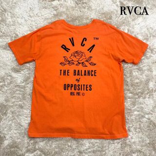 ルーカ(RVCA)の【激レア】RVCA ルーカ ポケットTシャツ 薔薇バックプリント コットン L(Tシャツ/カットソー(半袖/袖なし))