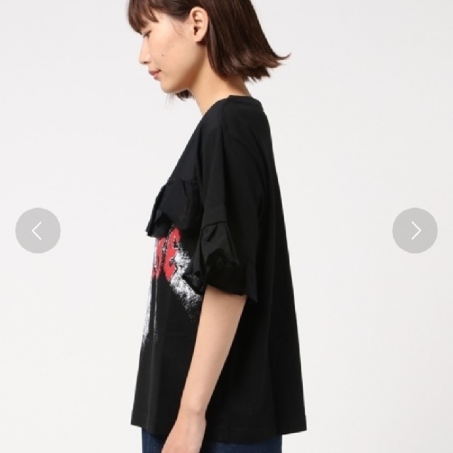 RNA(アールエヌエー)のRNA リメイク風デザインTシャツ レディースのトップス(Tシャツ(半袖/袖なし))の商品写真