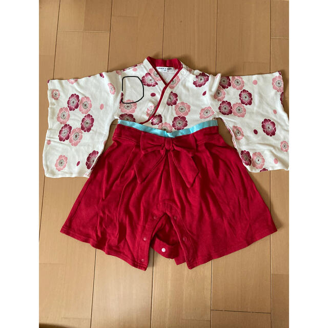 袴ロンパース  キッズ/ベビー/マタニティのベビー服(~85cm)(ロンパース)の商品写真
