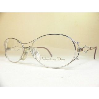 クリスチャンディオール(Christian Dior)のChristian Dior ヴィンテージ 眼鏡フレーム ワイヤー調 ディオール(サングラス/メガネ)