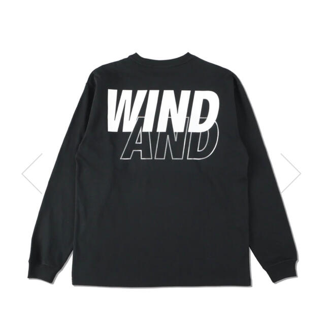 WIND AND SEA(ウィンダンシー)のwind and sea L/S T-shirt / Black-Silver メンズのトップス(Tシャツ/カットソー(七分/長袖))の商品写真