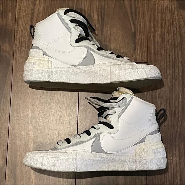 NIKE(ナイキ)のNike Blazer Midsacai White Grey メンズの靴/シューズ(スニーカー)の商品写真