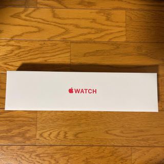 アップルウォッチ(Apple Watch)の美品 アップルウォッチ シーズン7 RED GPS 41mmモデル(腕時計(デジタル))