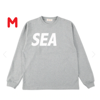ウィンダンシー(WIND AND SEA)の【Mサイズ】 SEA L/S T-SHIRT / ASH-R.BLUE(Tシャツ/カットソー(七分/長袖))
