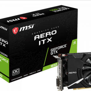 MSI GeForce GTX 1650 AERO ITX 4G OC(PCパーツ)