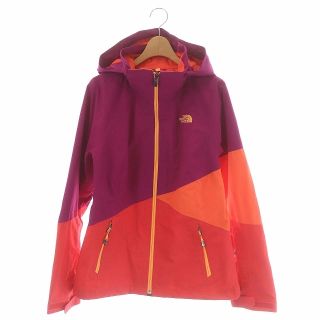 ザノースフェイス(THE NORTH FACE)のザノースフェイス THE NORTH FACE パーカ L オレンジ 紫 赤(ブルゾン)