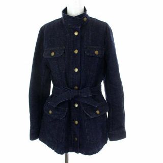 アーペーセー(A.P.C)のアーペーセー デニム ジャケット リネン混 Gジャン アウター 34 XS 紺(Gジャン/デニムジャケット)