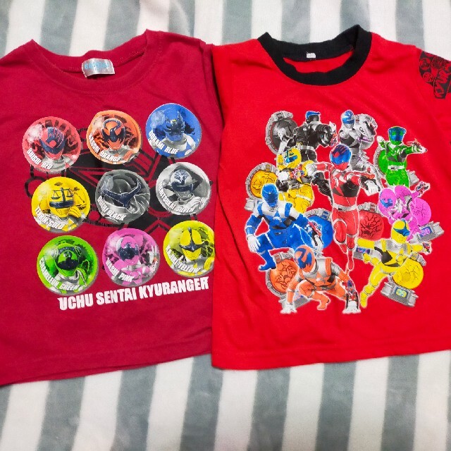 仮面ライダー 戦隊 tシャツ セット まとめて キッズ/ベビー/マタニティのキッズ服男の子用(90cm~)(Tシャツ/カットソー)の商品写真