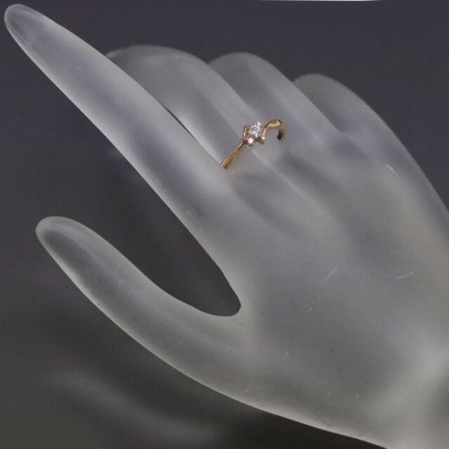 【4/24掲載終了】4℃ K18PG ダイヤモンド リング レディースのアクセサリー(リング(指輪))の商品写真