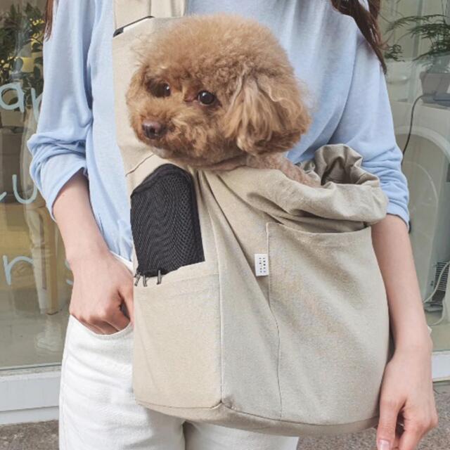 DOUBLE COMMA MANDOO BAG(犬用スリングバッグ)