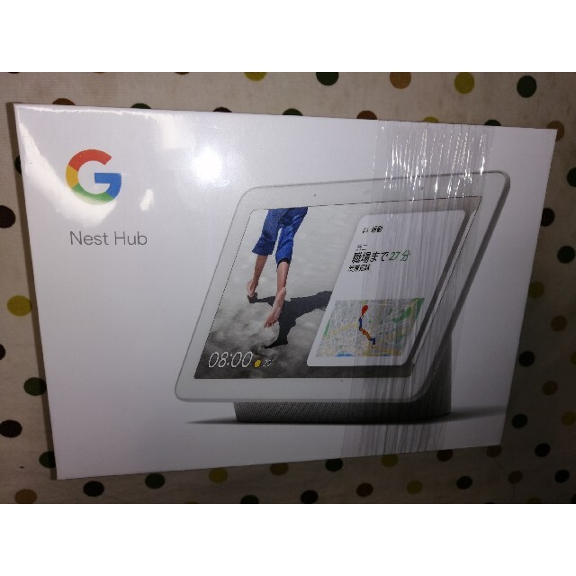 Google(グーグル)のGoogle Nest Hub チョーク GA00516-JP スマホ/家電/カメラのスマホ/家電/カメラ その他(その他)の商品写真