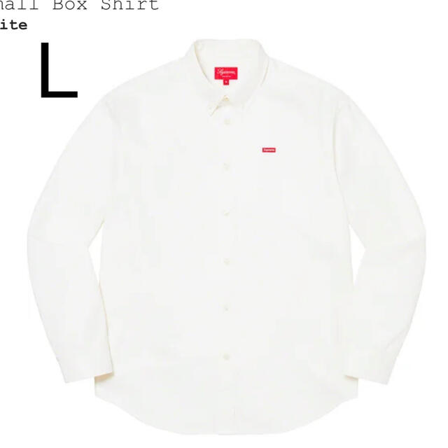 Small Box Shirt Lサイズ　ホワイト