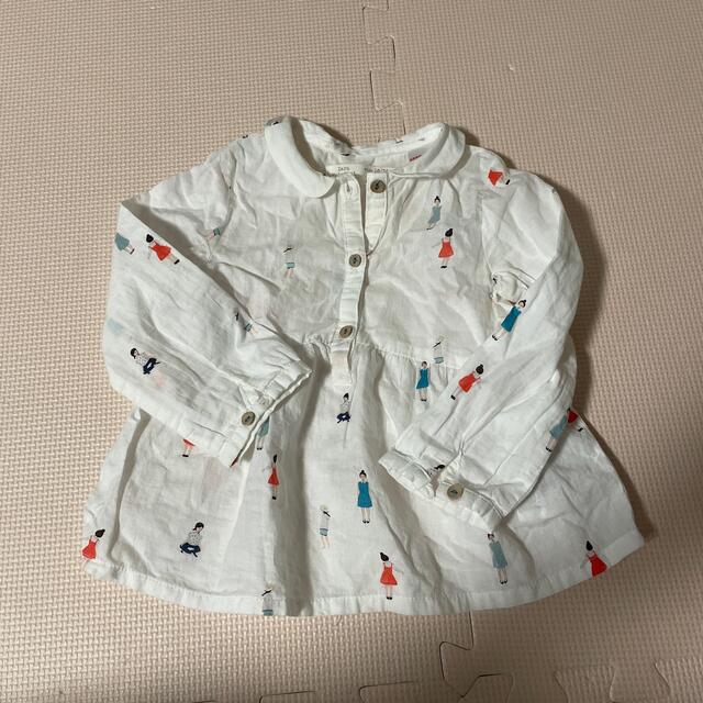 ZARA(ザラ)のブラウス90 キッズ/ベビー/マタニティのキッズ服女の子用(90cm~)(ブラウス)の商品写真