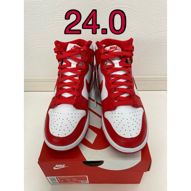 Nike Dunk High Championship White  Red