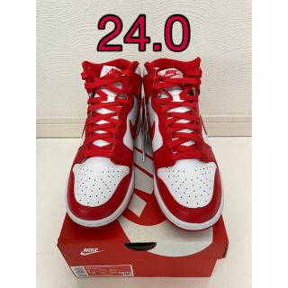 ナイキ(NIKE)のNike Dunk High Championship White  Red(スニーカー)