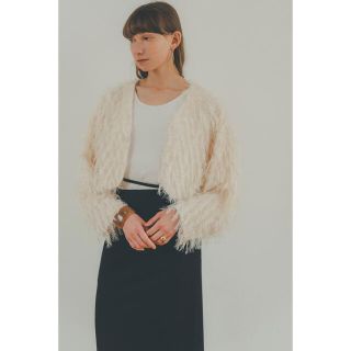 クラネ(CLANE)のCROSS FRINGE BOLERO(ボレロ)