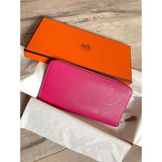 エルメス(Hermes)のエルメス アザップ　シルクイン ローズティリアン(財布)