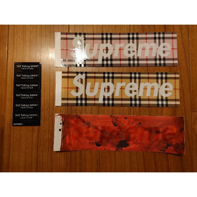 Supreme(シュプリーム)の送込 Supreme Burberry バーバリー ステッカーセット ② メンズのファッション小物(その他)の商品写真