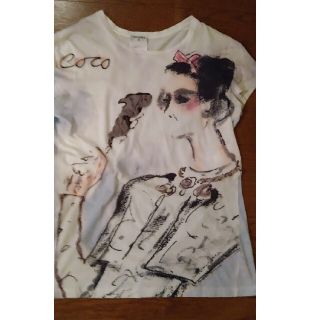 シャネル(CHANEL)の☆シャネル　ココ・シャネルＴシャツsize36☆(Tシャツ(半袖/袖なし))