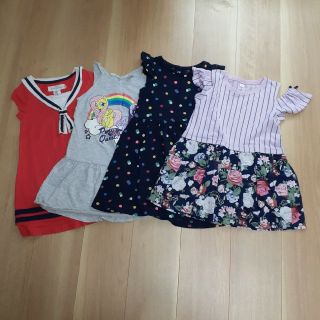 エイチアンドエム(H&M)の★お値下げ★ワンピース　4枚セット　100～110(ワンピース)