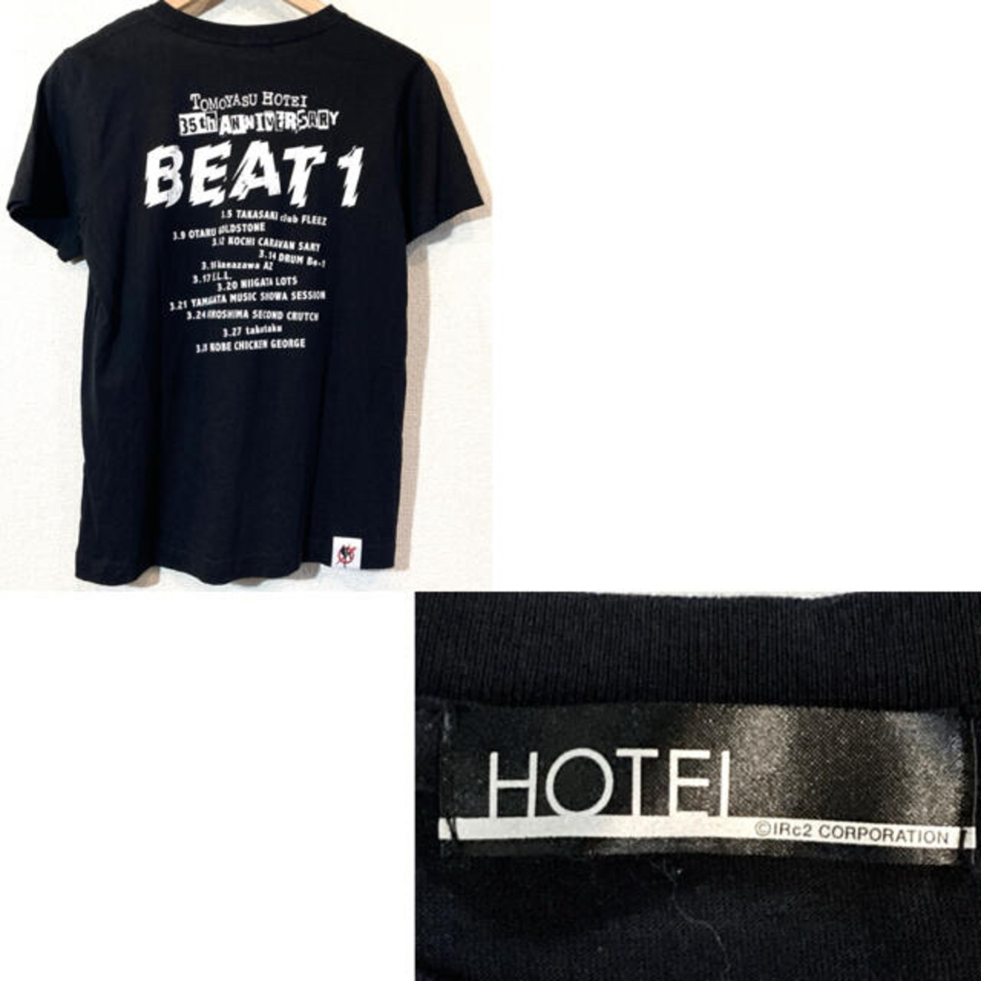 HOTEI★布袋寅泰★バンドTシャツ★35周年★記念モデル★バクプリ★黒