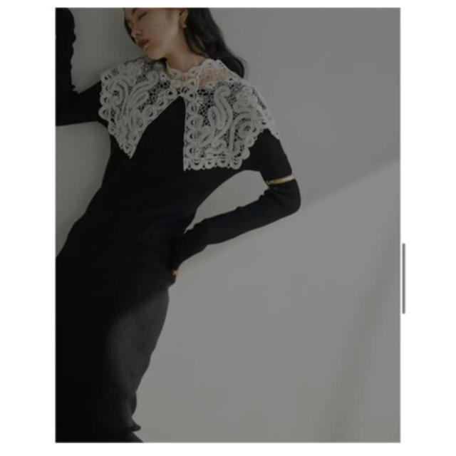 Ameri VINTAGE(アメリヴィンテージ)のAmeri VINTAGE      LACE COLLAR SET DRESS レディースのワンピース(ロングワンピース/マキシワンピース)の商品写真