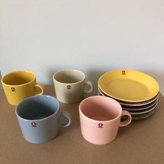 イッタラ(iittala)のイッタラ　ティーマ　カップ＆ソーサー　4客(食器)