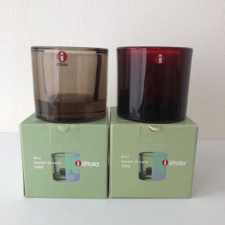 イッタラ(iittala)の新品　イッタラ  kivi  キャンドルホルダー　２点(置物)