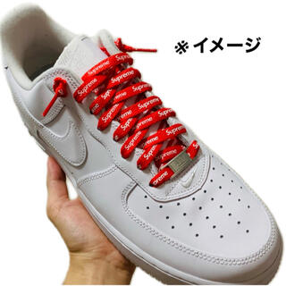 Supreme  Nike Air Force1 Low 靴紐(White版)