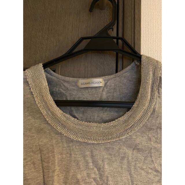 BEAMS(ビームス)のTシャツ　BEAMS 半袖　グレー　スパンコール メンズのトップス(Tシャツ/カットソー(半袖/袖なし))の商品写真