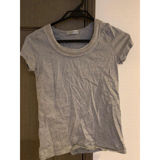 ビームス(BEAMS)のTシャツ　BEAMS 半袖　グレー　スパンコール(Tシャツ/カットソー(半袖/袖なし))