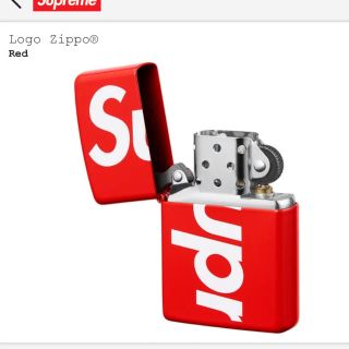 シュプリーム(Supreme)の新品未使用　supreme シュプリーム　Logo zippo ライター(タバコグッズ)