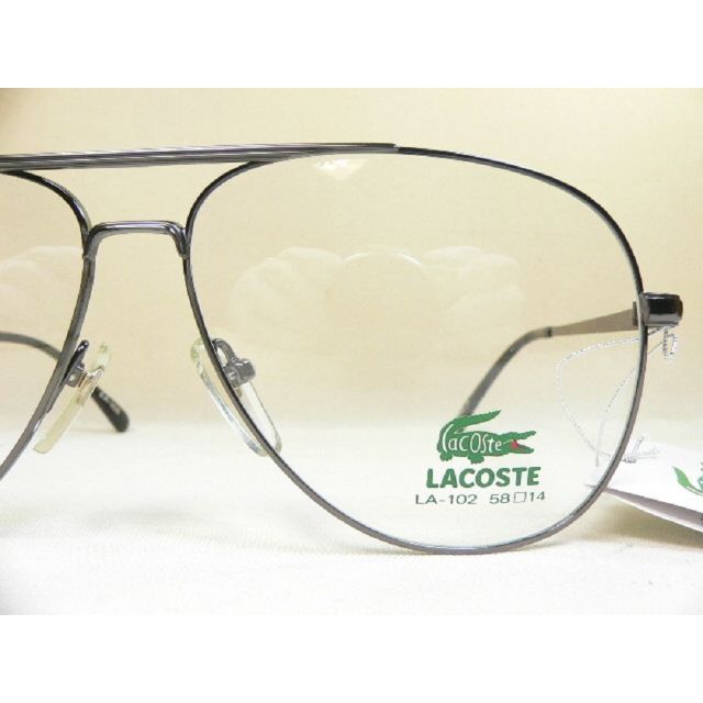 ★Lacoste フランス製 ビンテージ 眼鏡フレーム ティアドロップ ラコステ