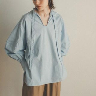 クラネ(CLANE)のW FACE BOWTIE SHIRT/CLANE(シャツ/ブラウス(長袖/七分))