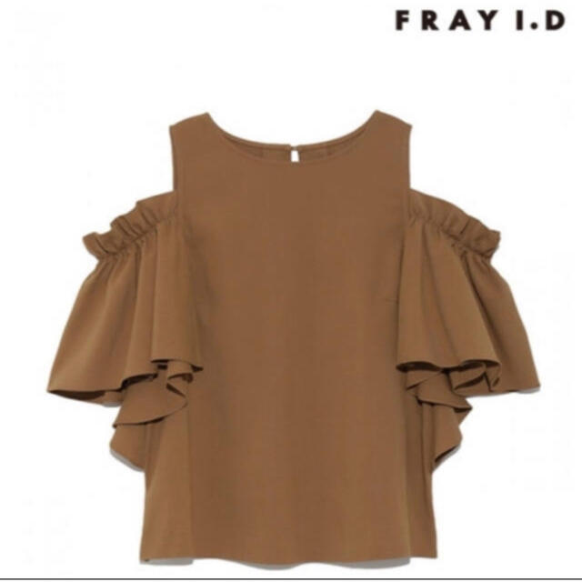 FRAY I.D(フレイアイディー)のFRAY I.D フレイアイディー ラッフルスリーブブラウス レディースのトップス(シャツ/ブラウス(半袖/袖なし))の商品写真