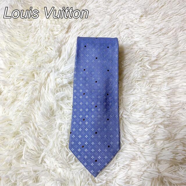 Louis Vuitton ネクタイ シルク100% モノグラム 総柄 - ネクタイ