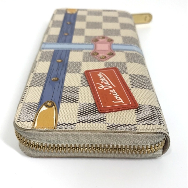 LOUIS VUITTON(ルイヴィトン)のルイヴィトン LOUIS VUITTON サマートランクコレクション N60109 ダミエ アズ―ル ポルトフォイユ クレマンス 長財布 ダミエアズールキャンバス ホワイト レディースのファッション小物(財布)の商品写真